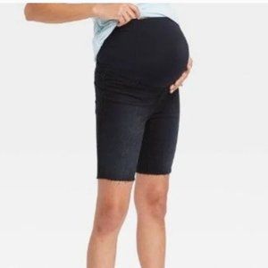 Isabel Maternity Denim Shorts 16